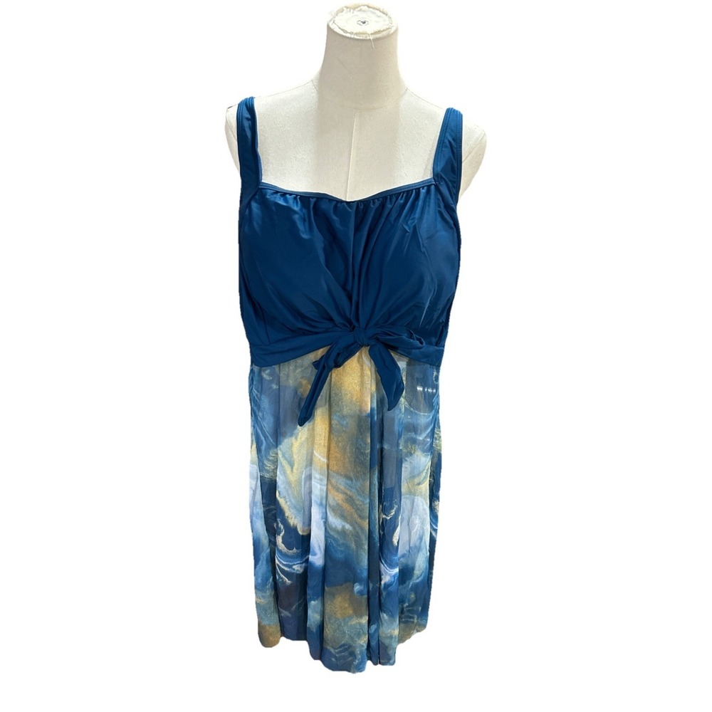 Anna Nicole 22w‎ Swimsuit Tankini Swim Dress Swimming Womens Top Only